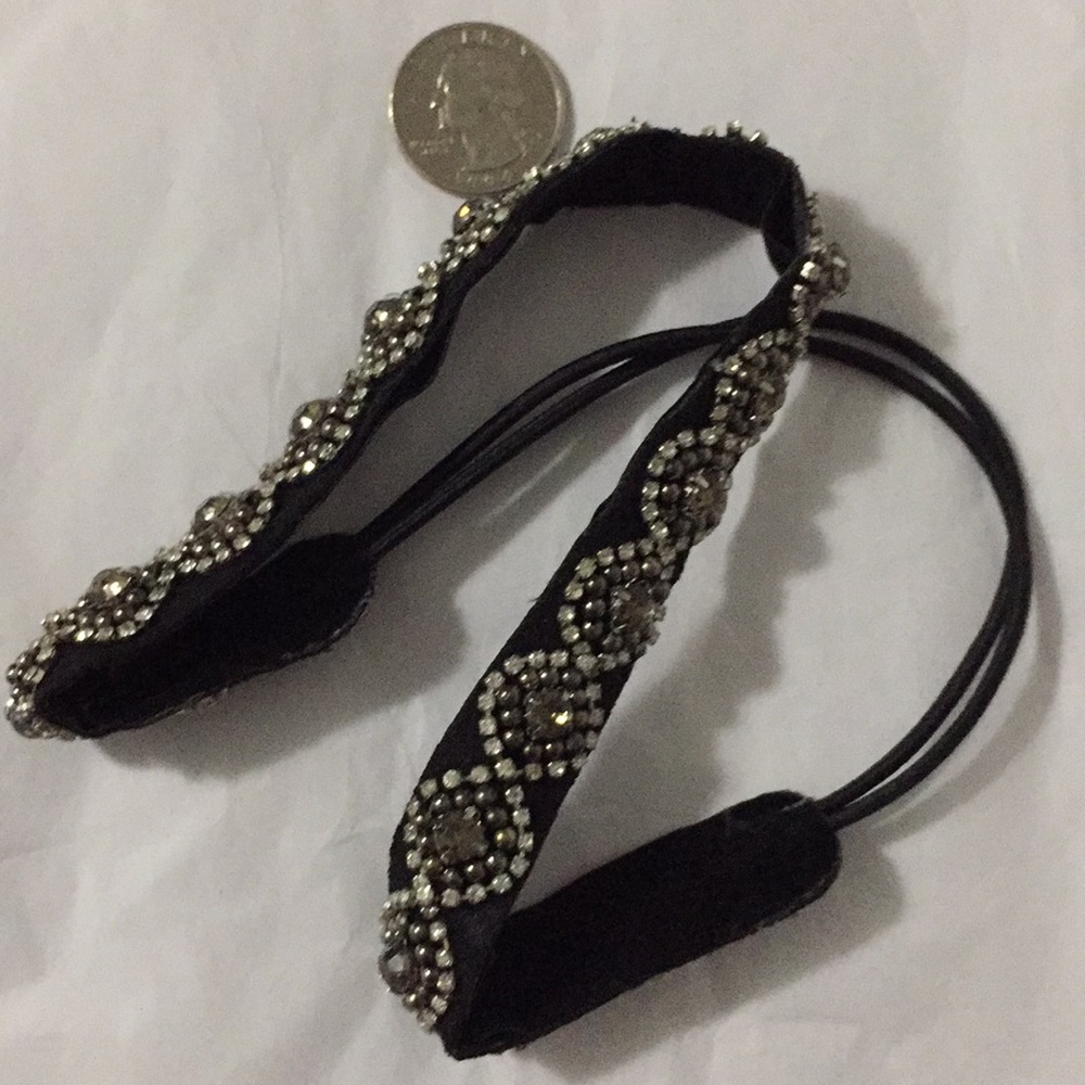 VINTAGE STYLE EMBELLISHED STRETCH HEADBAND OS
